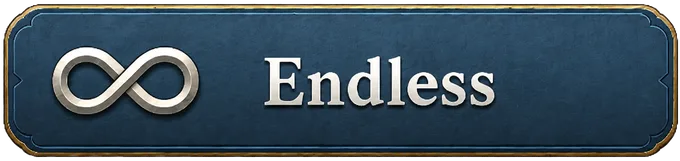 Endless mission gameplay button