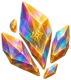 Cosmetic shards material