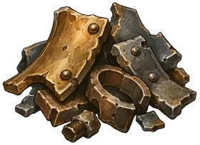 Scrap metal material