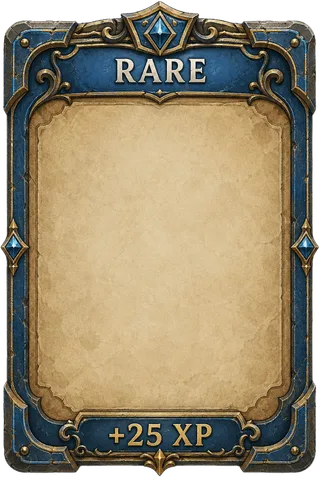 Rare reward card